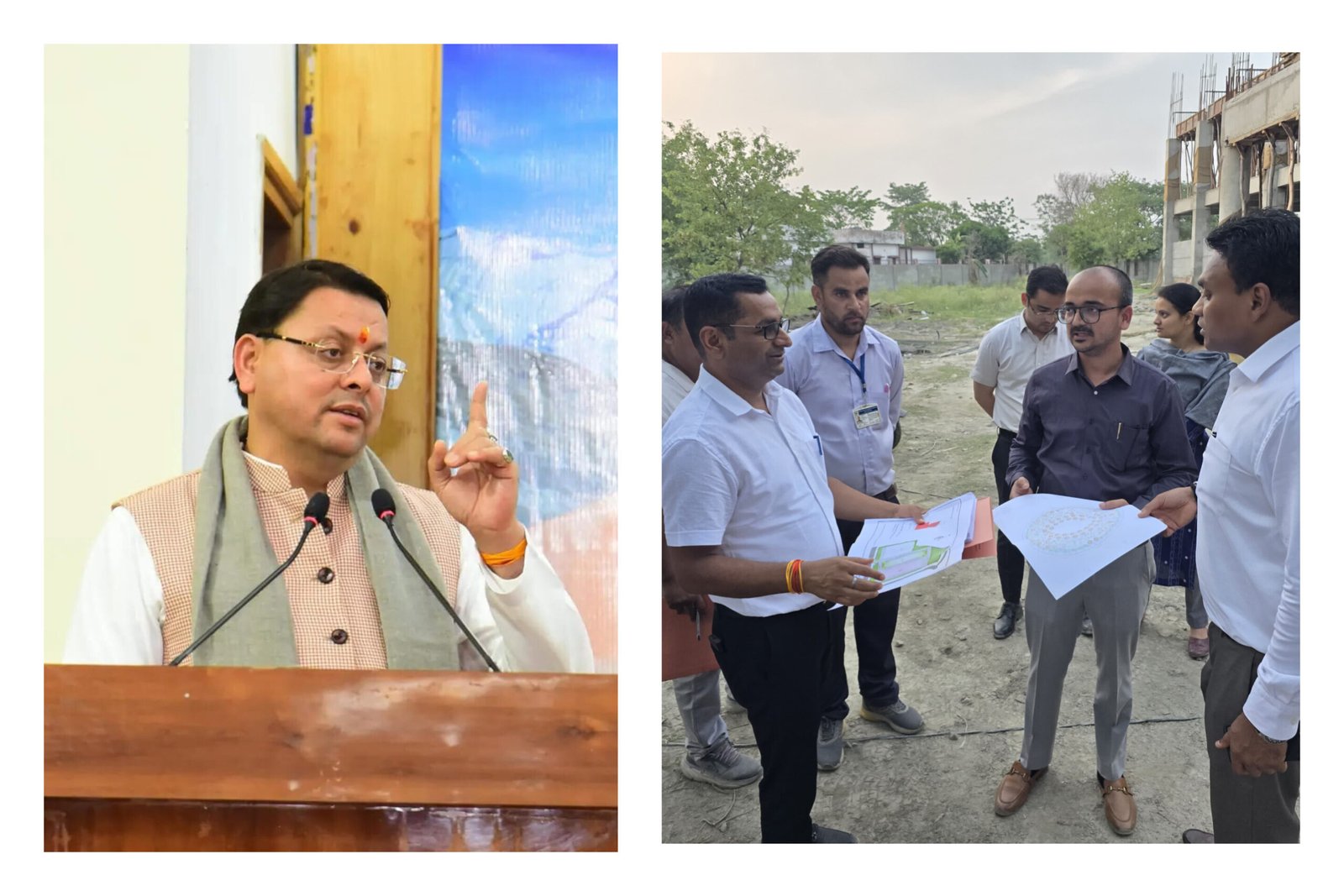 मुख्यमंत्री धामी के निर्देश पर सड़क चौड़ीकरण और बुनियादी ढांचे के कार्यों की समीक्षा